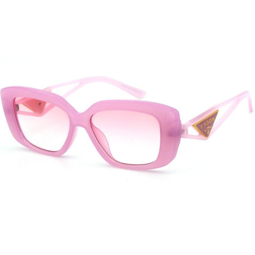Sunglasses Women's Square‎ Frame Fashion Pink Shades Elegant Fency Retro Lentes